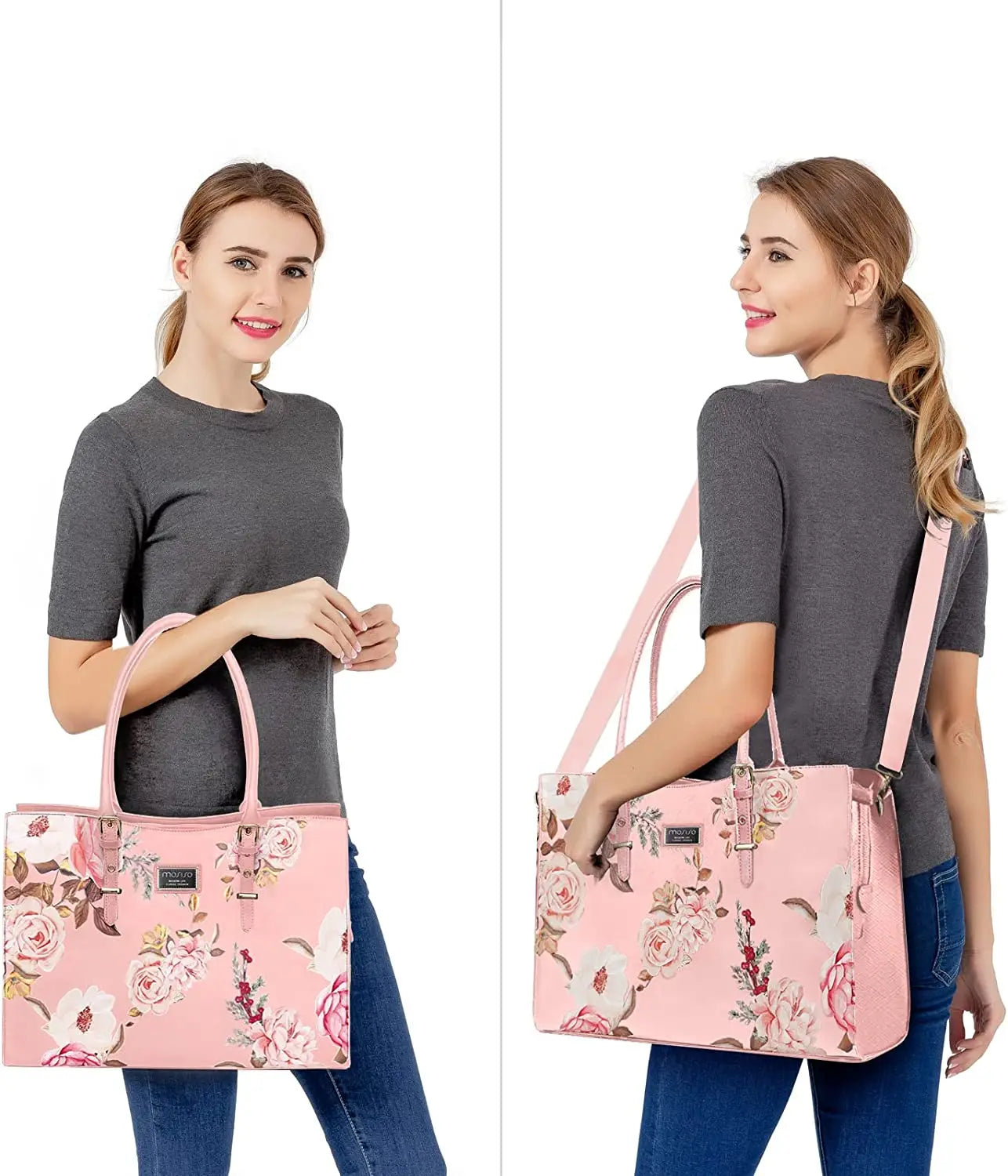 Mosiso Floral Laptop Bag II