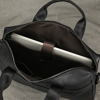 Newsbirds Leather Laptop Bag