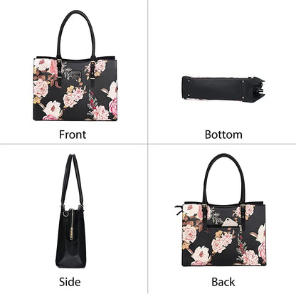 Mosiso Floral Laptop Bag II
