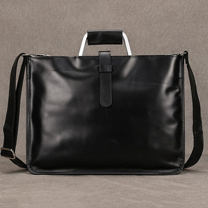 Newsbirds Leather Laptop Bag