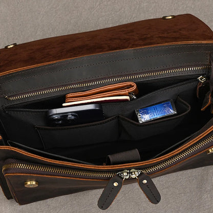 Luufan Leather Briefcase