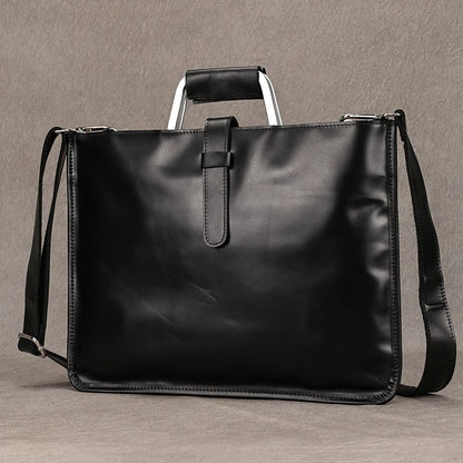 Newsbirds Leather Laptop Bag