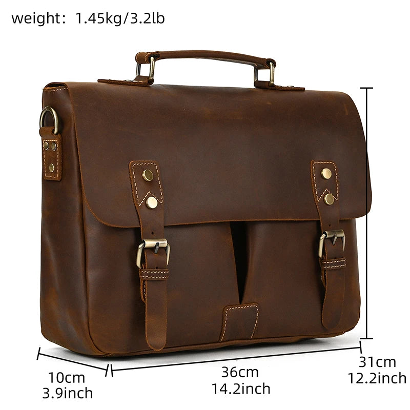 Newsbirds Leather Laptop III