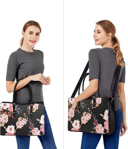 Mosiso Floral Laptop Bag II