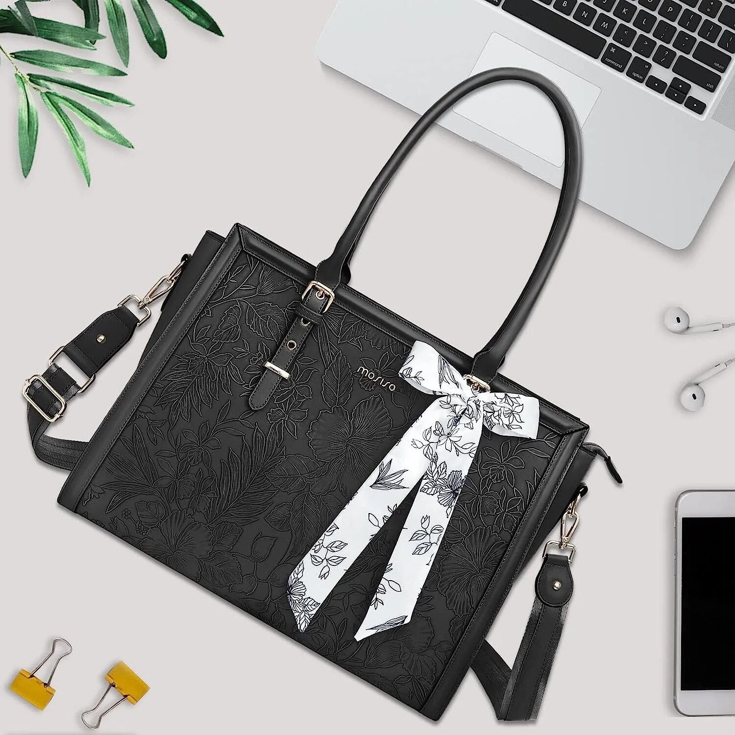 Mosiso laptop tote discount bag