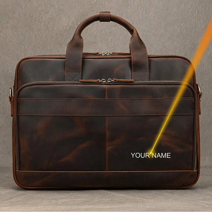 Maheubag Leather Laptop Bag