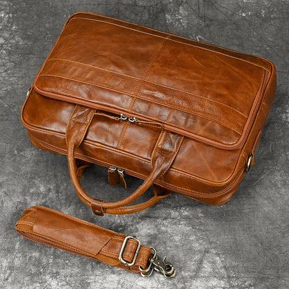 Maheubag Leather Laptop Bag