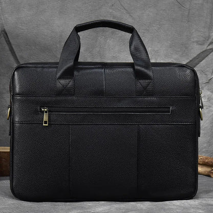 Newsbirds Leather Laptop Bag