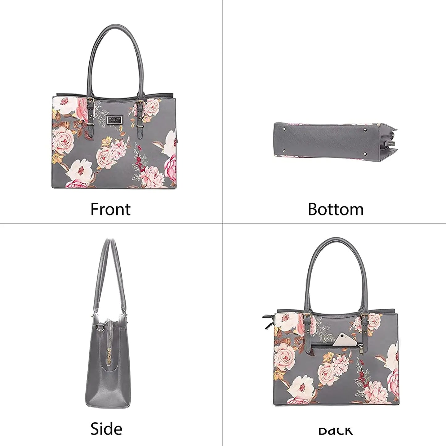 Mosiso Floral Laptop Bag II