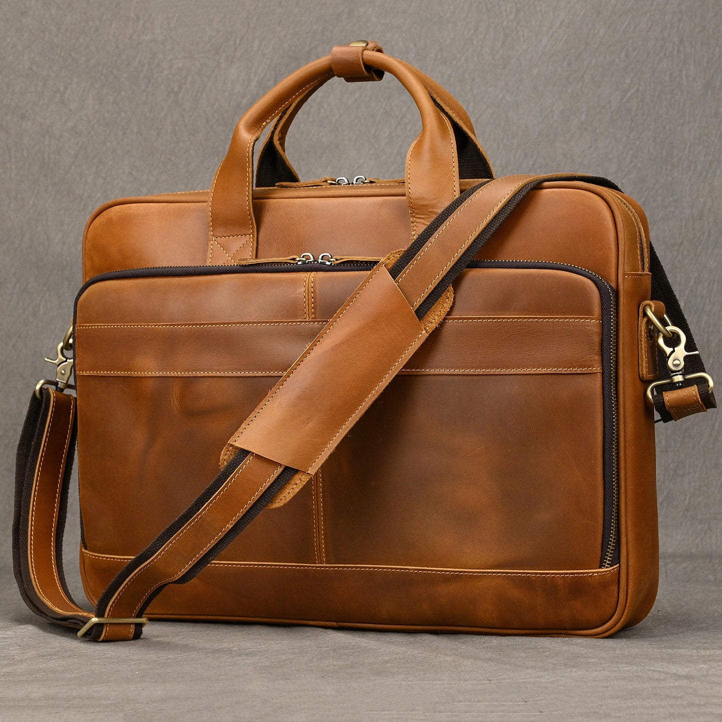 Maheubag Leather Laptop Bag