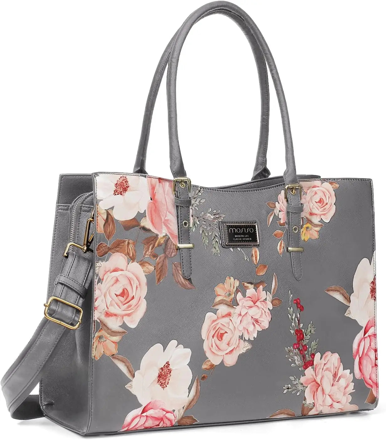 Mosiso Floral Laptop Bag II