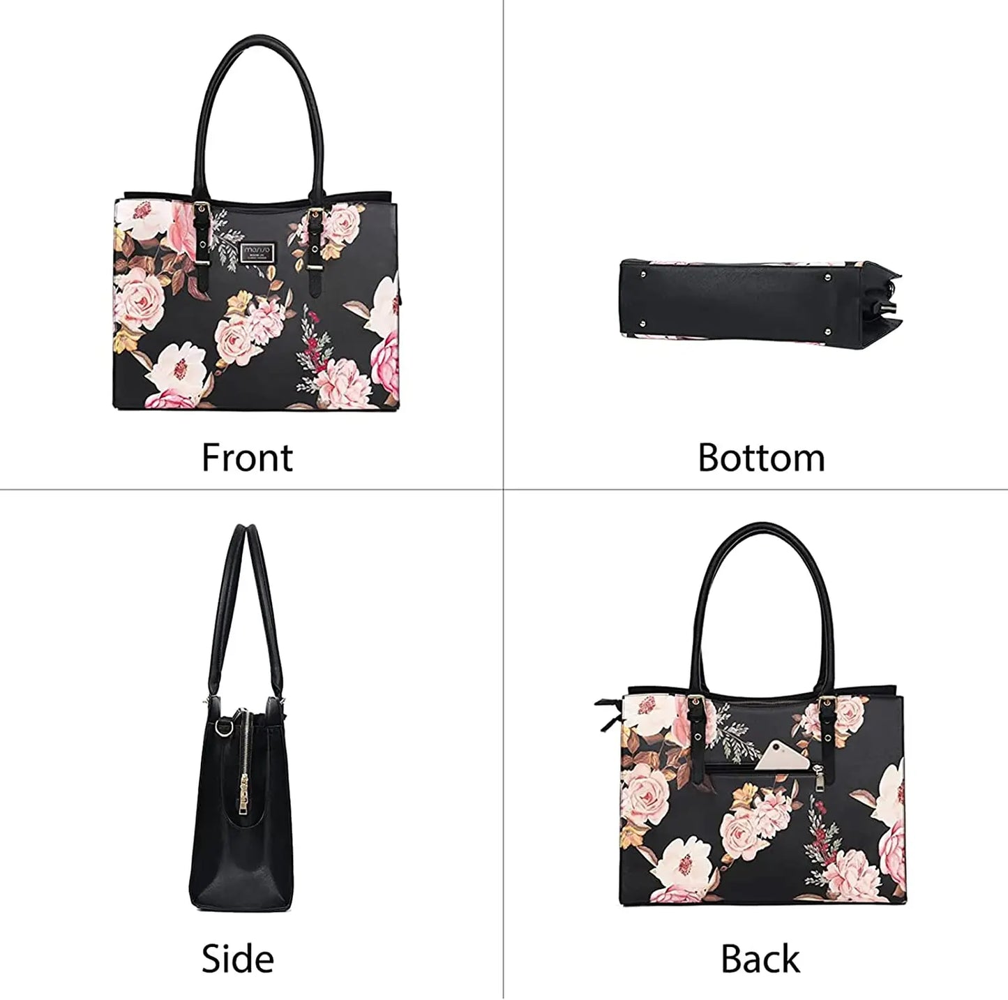 Mosiso Floral Laptop Bag II