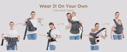 Houndstooth Baby Carrier - Bags By Benson