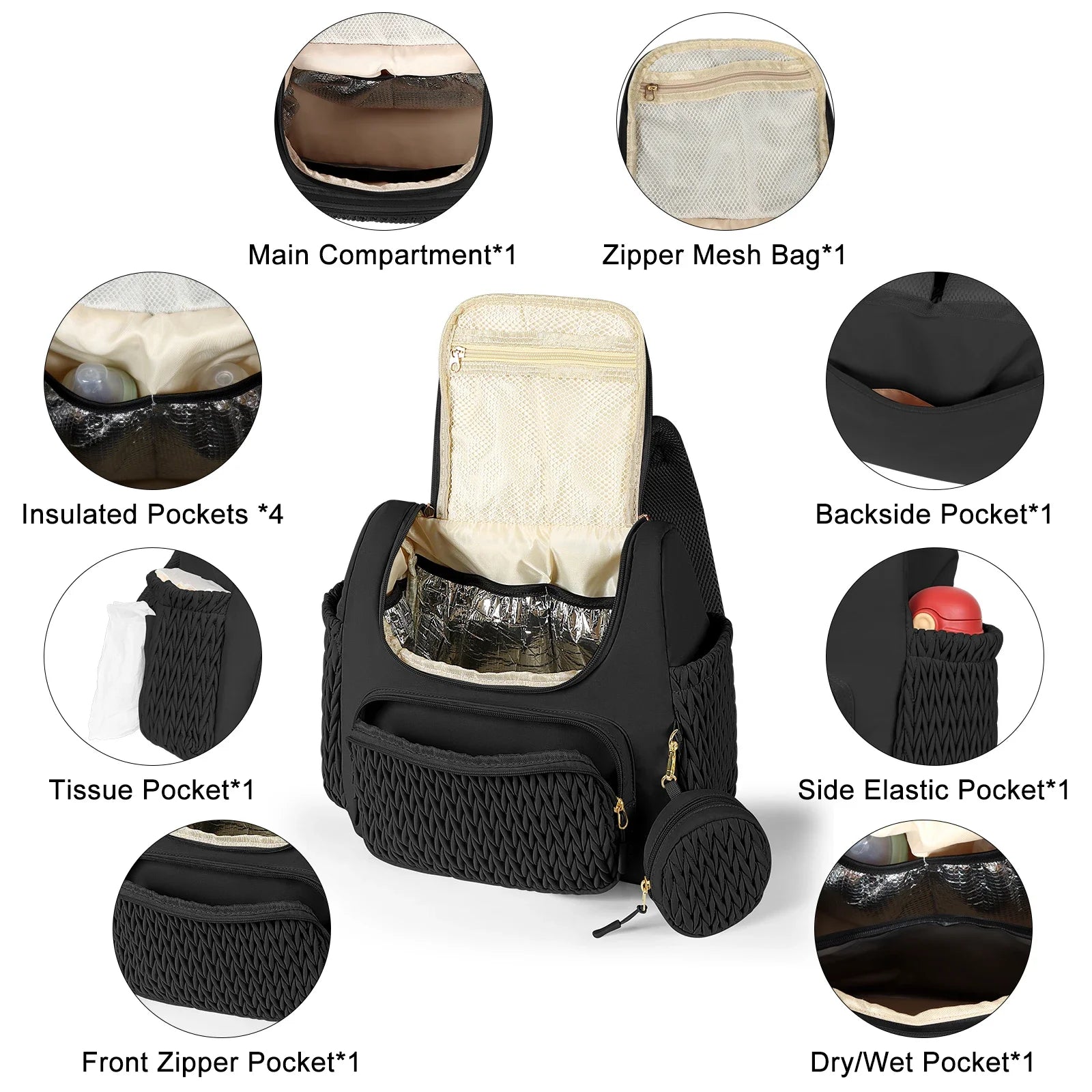 Fashion Nappy Backpack - Bags By Benson