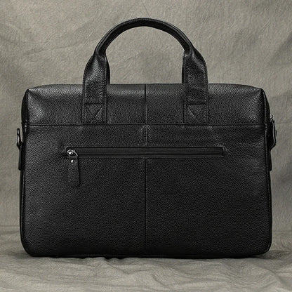 Newsbirds Leather Laptop Bag