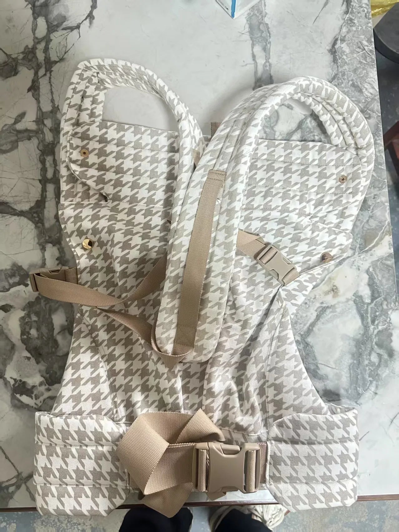 Houndstooth Baby Carrier - Bags By Benson