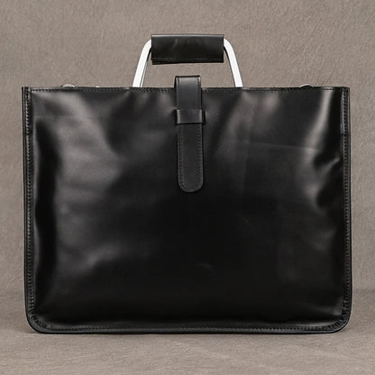 Newsbirds Leather Laptop Bag