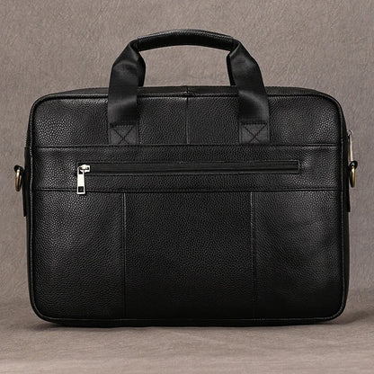 Newsbirds Leather Laptop Bag