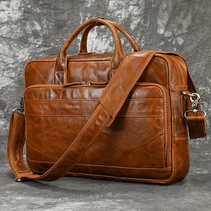 Maheubag Leather Laptop Bag