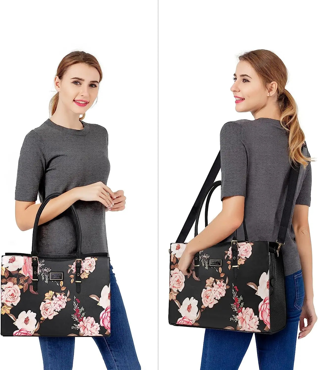 Mosiso Floral Laptop Bag II