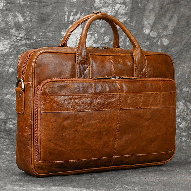 Maheubag Leather Laptop Bag