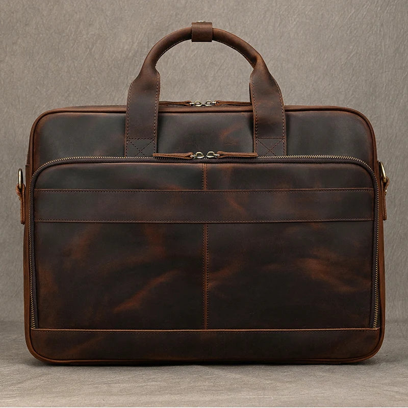 Maheubag Leather Laptop Bag