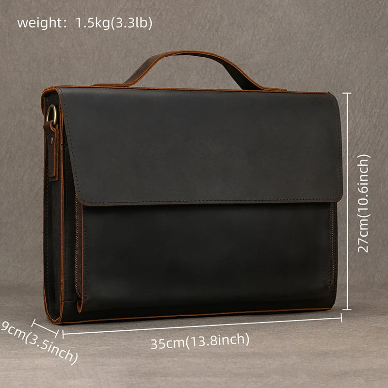 Luufan Leather Briefcase
