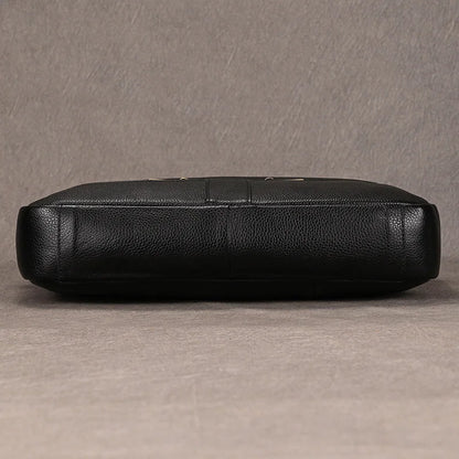 Newsbirds Leather Laptop Bag