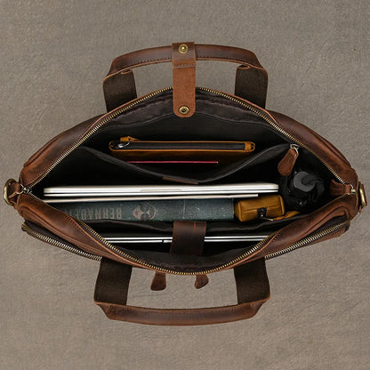 Maheubag Leather Laptop Bag
