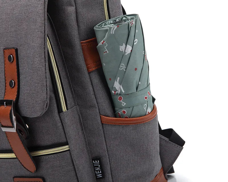 Wenjie Canvas Backpack