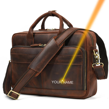 Maheubag Leather Laptop Bag