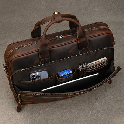 Maheubag Leather Laptop Bag