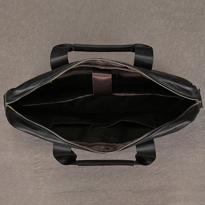 Newsbirds Leather Laptop Bag