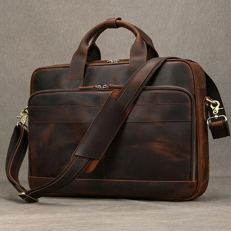 Maheubag Leather Laptop Bag