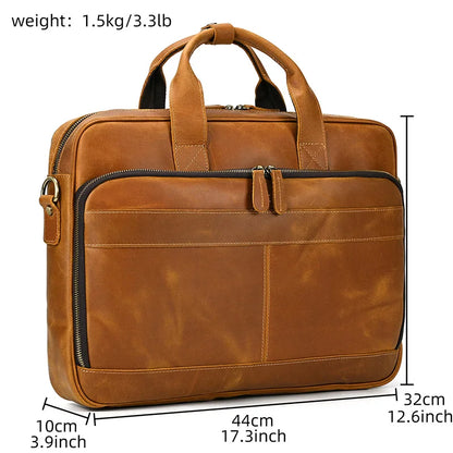 Maheubag Leather Laptop Bag
