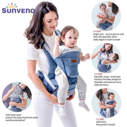 Sunveno Baby Carrier Grey - Bags By Benson