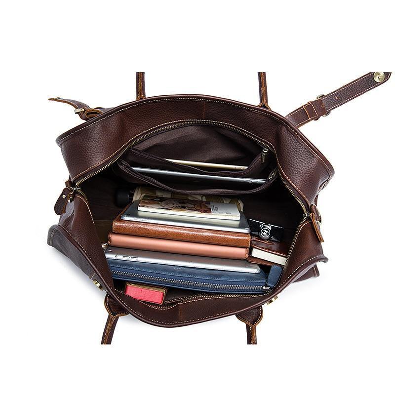Berchirly Leather Weekender - Bags By Benson